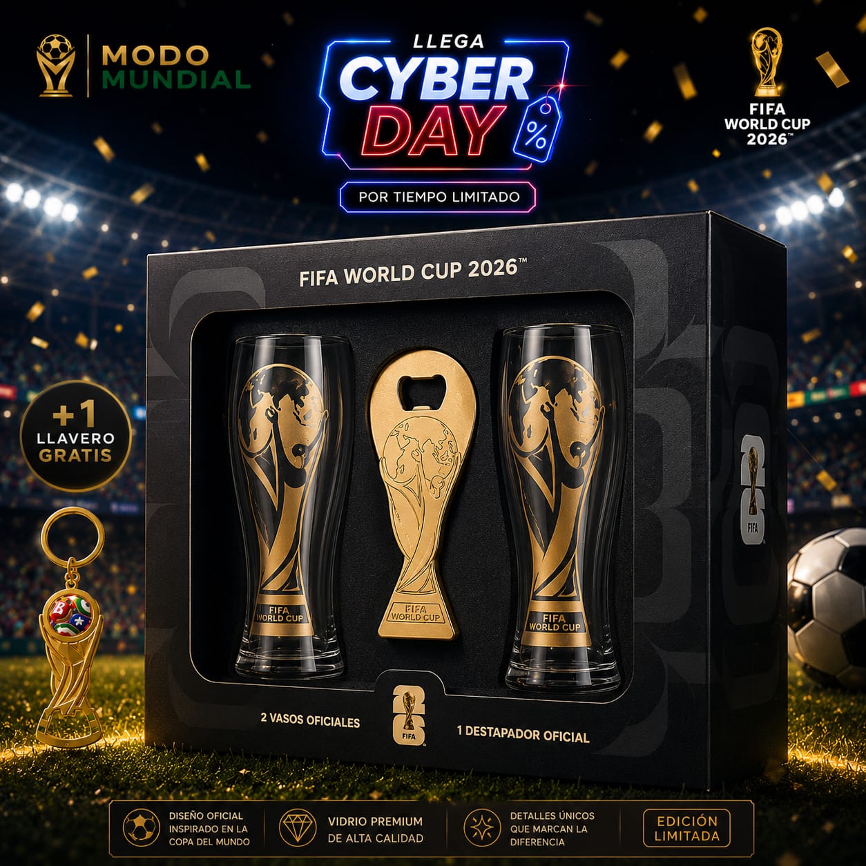 GOLCUP™ LUXURY| La copa para brindar cada partido