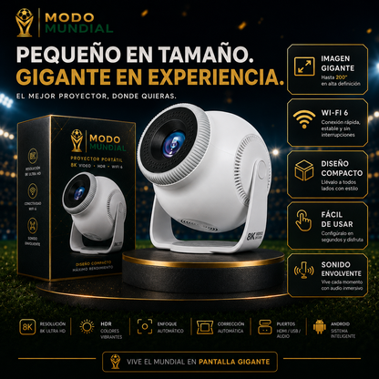Proyector Portátil 8K